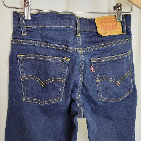 Levi's Dark Wash 502 Taper Fit, Size 14, 27x27 - Picture 6 of 9